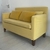 (TL) Sofa con funda de tussor color maiz / 140x65x90