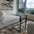 (MG) Mesa de arrime vidrio y acero / 60 x 50 x 65 - comprar online