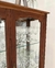 (GL) Vajillero de madera lavada con puertas de vidrio biselado y fondo espejado. / 161 x 104 x 35 - comprar online