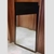 (TL) Espejo rectangular con marco de hierro y madera / 60x125