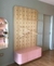 (MG) Mesa Isla con ruedas y mueble con perchas y guardado / 120 x 70 x 90 alto la isla/ 120 x 40 x 48/125 panel con perchas - comprar online