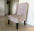(JB) Diez sillas tapizadas en pana lavable, dos cabeceras / 50 × 51 × 104/ 66 × 60 × 115 en internet