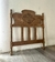 (GL) Par de camas de madera de una plaza / cabecera 107.5 x 95,5 piesera 78,5 x 95. Para colchón de 190 x 87,5