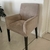 (TL) 6 sillas y 2 cabeceras tapizadas color gris / 60x48x90/66x50x100