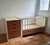 (JB) Cuna madera paraiso laqueada y cajonera/cambiador / 146 × 86 × 90 (para colchon de 140 × 80)/60 × 88