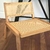 (TL) Sillas bajas de madera petiribi y esterilla / 65x70x65