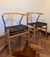 (JB) Dos sillas wishbone / 54 × 42 × 70
