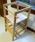 (FJ) Silla torre de aprendizaje diseño de Lala Montessori / 40 x 50 x 85