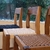 (DL) Banquetas Nuevas de madera petiribi encordadas en hilo polipropileno en color yute, crudo y negro / 38x40x 92 /63 altura asiento o 75 - comprar online