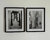 (MG) Dos láminas collage blanco y negro enmarcadas / 40 x 30