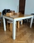 (MG) Mesa de comedor enchapado paraiso / 140 x 80 x 77
