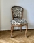 (MG) 8 sillas antiguas restauradas con tapizado floreado / 48 x 44 x 45/90