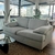 (ID) Sillón de cuero con funda de panama / 190 X 84 X 75
