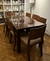 (MG) Mesa lustrada de comedor , madera algarrobo / 180 x 90 x 77 alto - comprar online