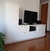 (JB) Mueble de guardado/TV madera laqueada / 195 × 40 × 120