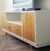 (FJ) Mueble rack de TV de madera enchapado / 180 x 45 x 64