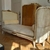 (JB) Chaise longue, estructura madera patinada, de El Sótano / 197 × 1 × 115