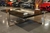 (JB) Mesa mármol base cromada, de Landmark, sin uso / 121 × 121 × 40