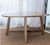 (JB) Nueva. Mesa ratona madera maciza petiribi. Nueva / Diámetro 1×45