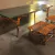(JB) Mesa ratona madera lapacho base caña con 4 banquetas / 160 × 52 × 42 - comprar online