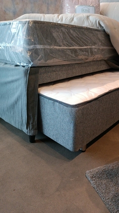 sommier victoria dual con carrito - blue rest