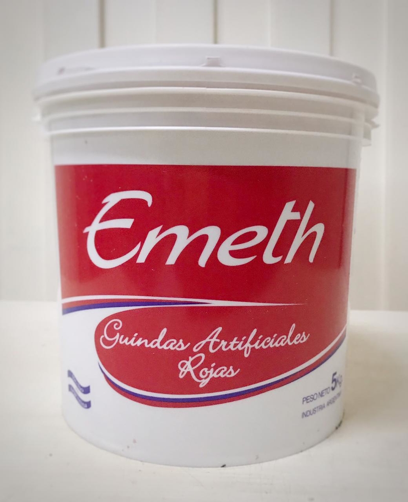 Guindas Artificiales Rojas Emeth 5kg Mpm