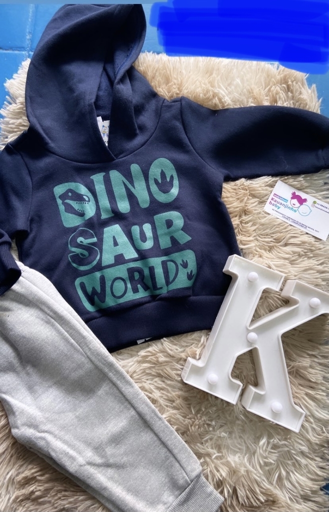 baby dino moletom com capuz