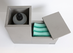 Porta Detergente e Esponja para pia de cozinha com tampa na internet