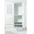 Ropero Emma Laqueado 7 Cajones - 2 Puertas Acrilico con Guias Metalicas I Nueve Lunas ®Bebe I 9 Lunas