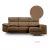 Sofa Valencia 3 + Chaise Longue Valenziana - comprar online