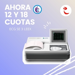 Electrocardiógrafo marca Leex modelo SE3 en 12 cuotas sin interés