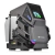 Gabinete TT AH T200 Mid-Tower TG x 2 Black (5732) IN