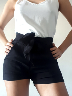 Short bengalina con lazo - comprar online