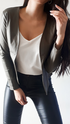 Chaqueta eco cuero - comprar online
