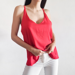 Musculosa de lino
