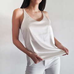 Musculosa de seda