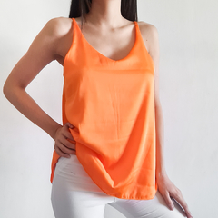 Musculosa de seda
