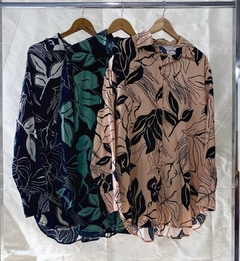 Camisa fibrana estampada - tienda online