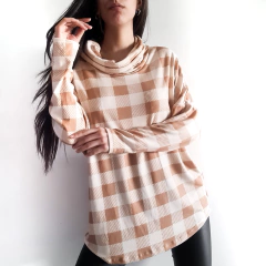 Poleron de lanilla estampada - amatistamoda
