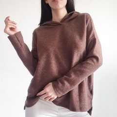 Poleron lanilla con capucha - comprar online