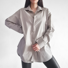 Camisa oversize poplin - amatistamoda