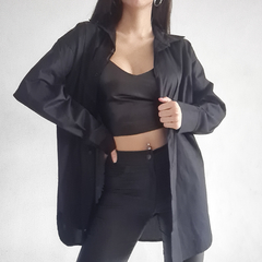 Camisa oversize poplin - amatistamoda