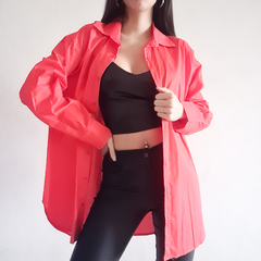 Camisa oversize poplin - comprar online