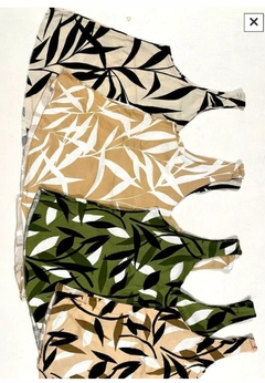 Musculosas lino estampadas - amatistamoda