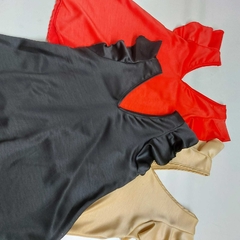 Remera blusa con volados
