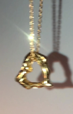 Melted Heart Bañado en Oro Dorado 24k - comprar online