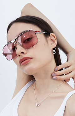 Bubble Heart tiny hoops en internet