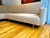 Sillon Curvo Midcentury Tapizado en Cuero Color Beige - SK Home