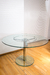 Mesa Circular de Vidrio Giratoria