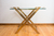 Mesa Bar Tijera en Bronce - comprar online